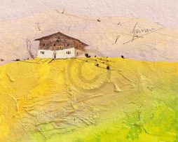 Kunstdruk Bernhard Gerner - Landhaus 1 50x50cm