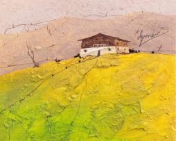 Kunstdruk Bernhard Gerner - Landhaus 2 50x50cm