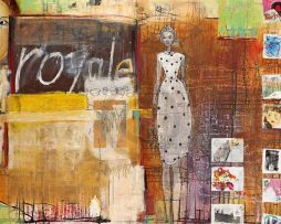 Kunstdruk Birgit Lorenz - Royale Post for me 100x70cm