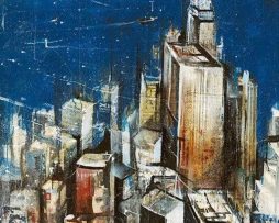 Kunstdruk Bernhard Vogel - Looking East 50x100cm
