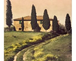 Kunstdruk Elisabeth Carmel - Tuscan Farmhouse 45x50cm