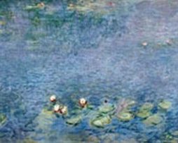 Kunstdruk Claude Monet - Seerosen I 138x51cm