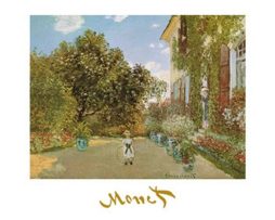 Kunstdruk Claude Monet - La casa della artista 70x50cm