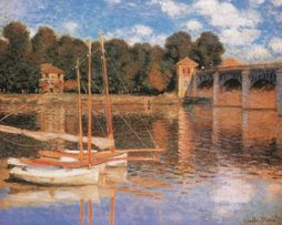 Kunstdruk Claude Monet - Il ponte di Argenteuil 80x60cm