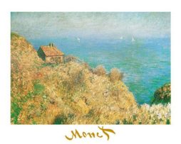 Kunstdruk Claude Monet - La casa dei doganieri 70x50cm