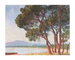 Kunstdruk Claude Monet - La plage de Juan-Les-Pins 80x60cm