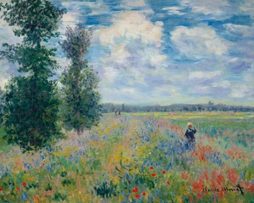 Kunstdruk Claude Monet - Les Coquelicots 29.7x21cm