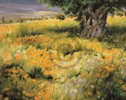 Kunstdruk Christian Sommer - Sommerbaum 128x93cm