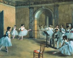 Kunstdruk Edgar Degas - The Dance Foyer at the Opera 80x60cm