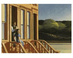 Kunstdruk Edward Hopper Sunlight on Brownstones 40x30cm