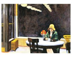 Kunstdruk Edward Hopper Automat 1927 40x30cm