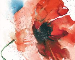 Kunstdruk Ekkehard Hofmann - Mohn I 20x99cm