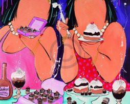 Kunstdruk El van Leersum - Lovin Goddies 70x70cm