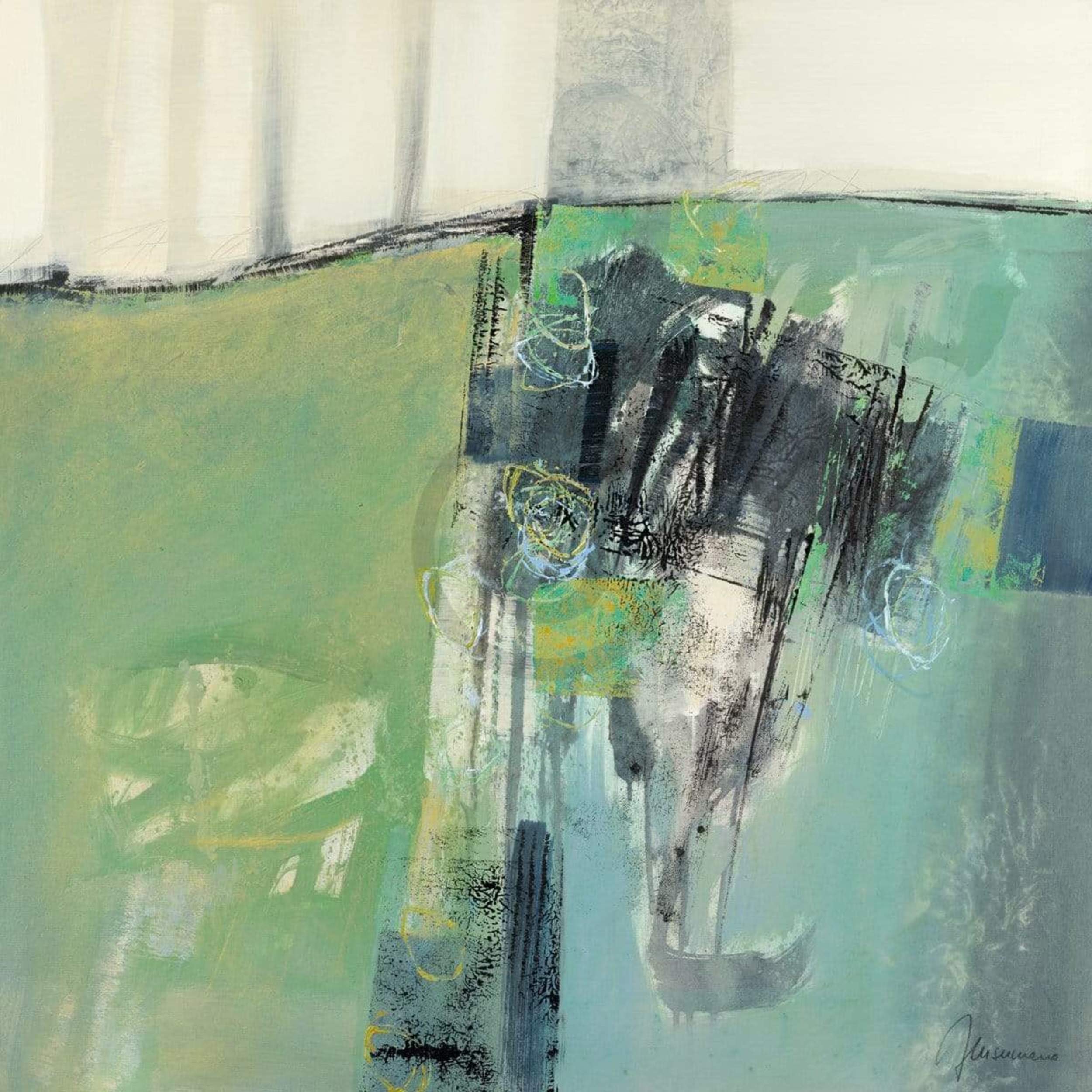 Kunstdruk Francesco Cusumano - Prato I 70x70cm