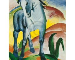 Kunstdruk Franz Marc - Blaues Pferd I Monaco 60x80cm