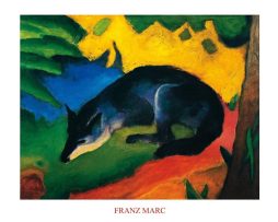 Kunstdruk Franz Marc - Fuchs 80x60cm
