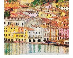 Kunstdruk Gustav Klimt - Malcesine 70x100cm