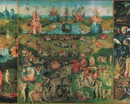 Kunstdruk Hieronymus Bosch - Garden of earthly Delight 116x67cm