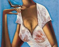 Kunstdruk Ira Tsantekidou - Rose d'Anjou 1 50x100cm