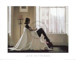 Kunstdruk Jack Vettriano - In Thoughts of You 50x40cm