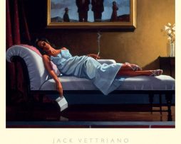 Kunstdruk Jack Vettriano - The Letter 76x68cm