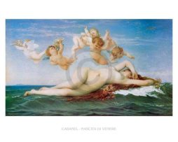 Kunstdruk Alexandre Cabanel - Nascita di Venere 80x60cm