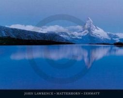 Kunstdruk John Lawrence - Matterhorn, Zermatt 95x33cm