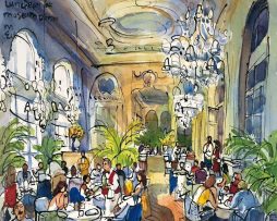 Kunstdruk Michael Leu - Luncheon, Musée d'Orsay 60x50cm