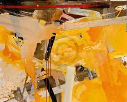 Kunstdruk Norbert Mayer - Sonnenbretter 98x98cm