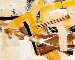 Kunstdruk Norbert Mayer - Nachricht an die Sonne 70x70cm