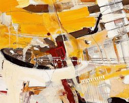 Kunstdruk Norbert Mayer - Ein konservierter Gedanke 70x70cm