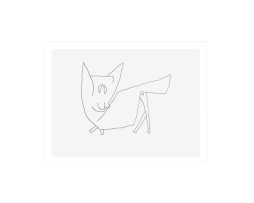 Kunstdruk Paul Klee - Le Petit Chat 60x50cm
