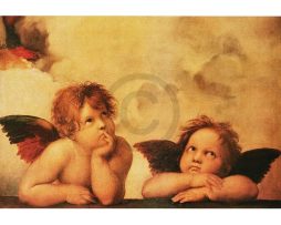 Kunstdruk Raffael - Angeli 100x70cm