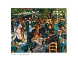 Kunstdruk Auguste Renoir - Le Moulin de la Galette 70x50cm