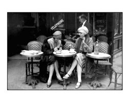 Kunstdruk Roger Violet - Café et Cigarette 80x60cm