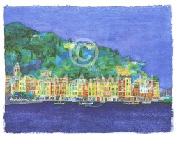Kunstdruk Ralf Westphal - Portofino / Ligurien 90x70cm