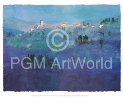 Kunstdruk Ralf Westphal - Landschaft bei Pistoia 100x70cm
