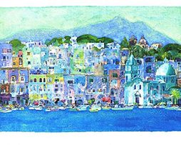 Kunstdruk Ralf Westphal - Procida / Kampanien 100x70cm