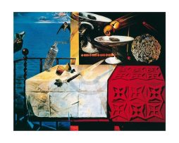 Kunstdruk Salvador Dali - Natura morte vivente 80x60cm