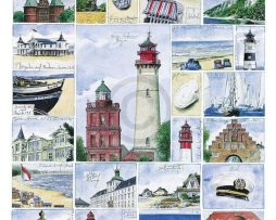 Kunstdruk Sabine Gerke - An der Ostsee 50x70cm
