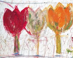 Kunstdruk Ursula Meyer-Petersen - 3 Tulips 70x50cm