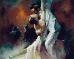 Kunstdruk Willem Haenraets - Tango Argentino I 70x70cm