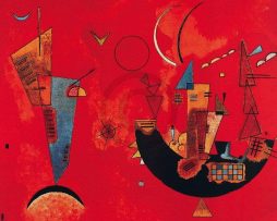 Kunstdruk Wassily Kandinsky - Mit und Gegen 100x70cm