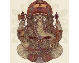 Kunstdruk Valentina Ramos - Ganesha 60x80cm