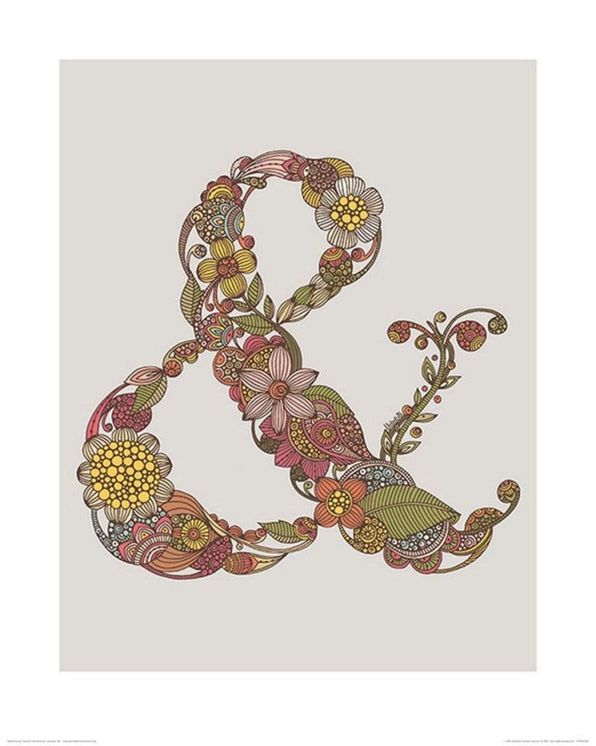 Kunstdruk Valentina Ramos - Ampersand 40x50cm
