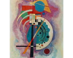 Kunstdruk Wassily Kandinsky - Hommage a Grohmann 60x80cm